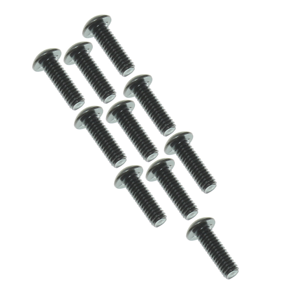 REDCAT - RER14679 2.6x8mm Button Head Hex Machine Thread Screws (10pcs) (RER14679)