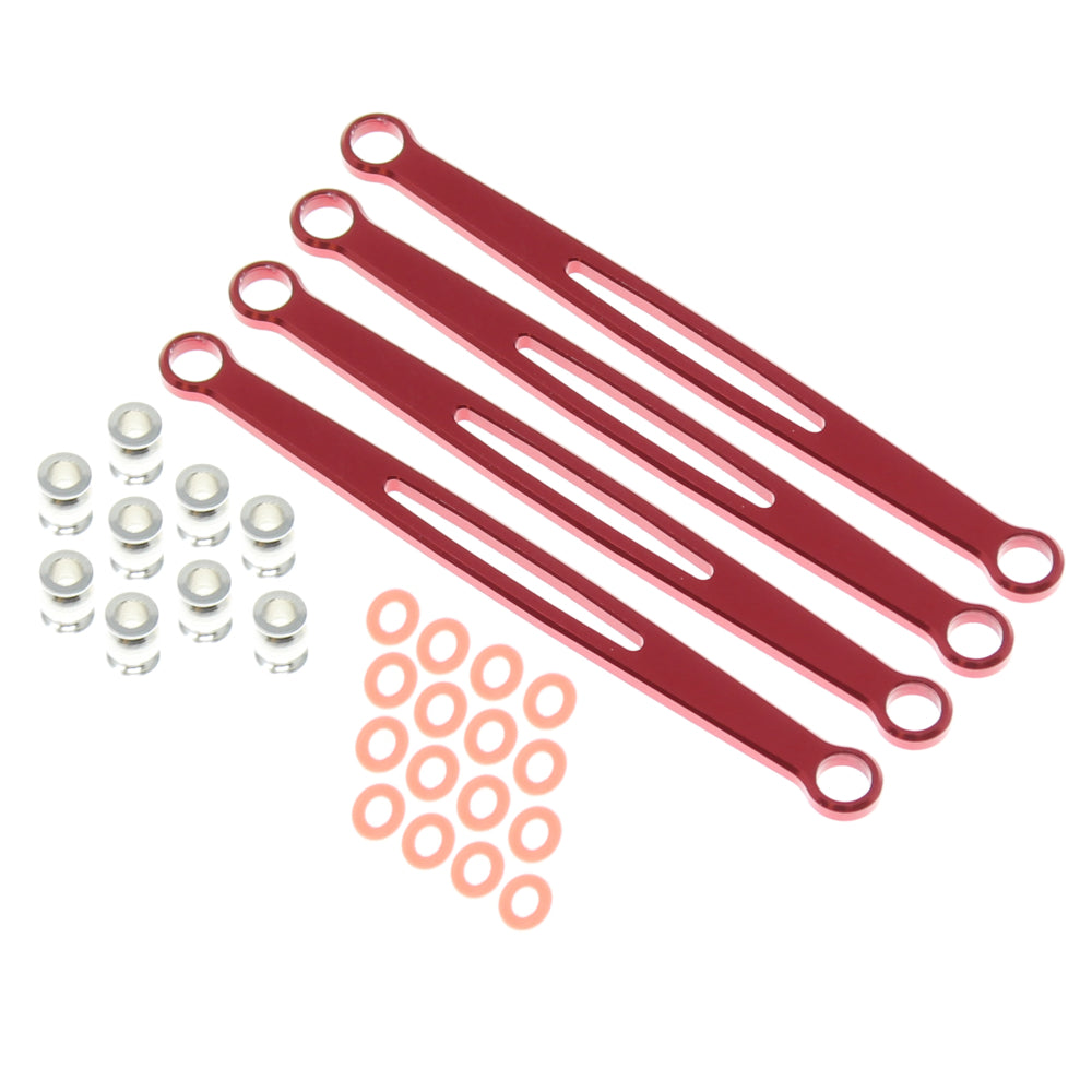 REDCAT - RER30283 Rear Links (Aluminum)(Red)(4pcs) (RER30283)