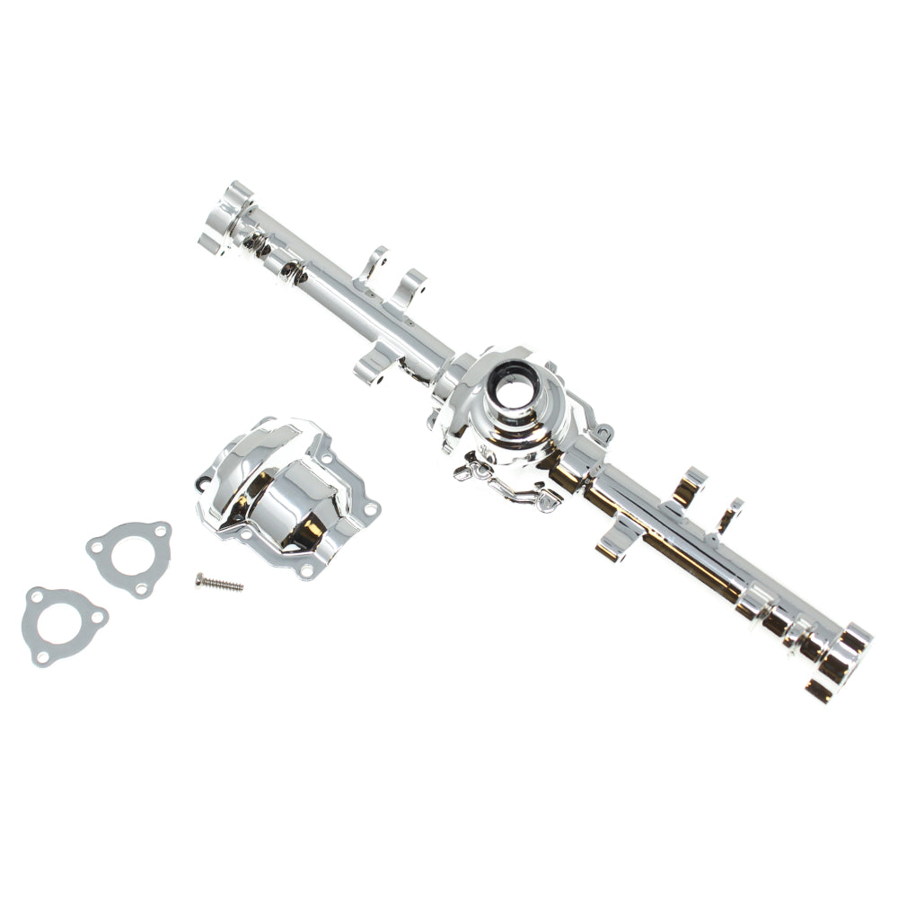 REDCAT - RER15550 Chrome Rear Axle Housing W/ Diff Cover (1set) (RER15550)