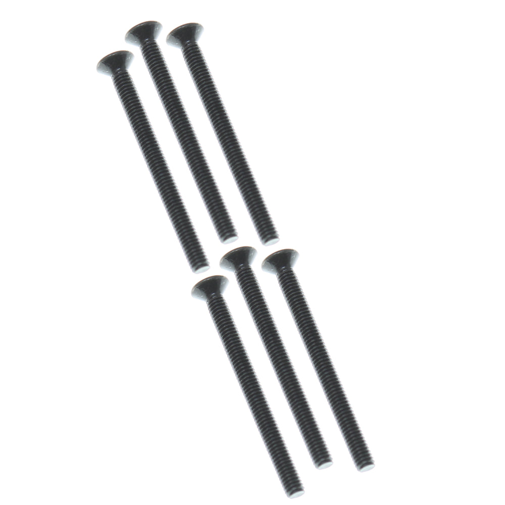 REDCAT - RER18809 4x46mm Countersunk Hex Machine Thread Screws (6pcs) (RER18809)