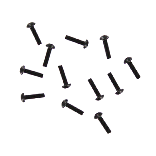 REDCAT - 3x12mm Button Head Hex Machine Thread Screws (12pcs) (BS903-073)