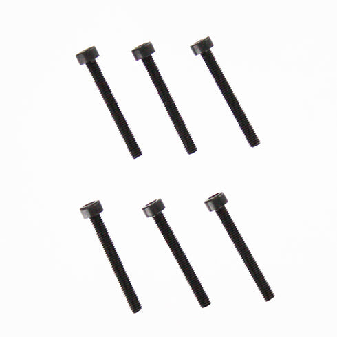 REDCAT - BS903-080 3x25mm Cap Head Hex Machine Thread Screws (6pcs) (BS903-080)