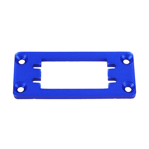 REDCAT - 50019 Servo Mount Plate(Aluminum)(Blue)(1pc) (50019)