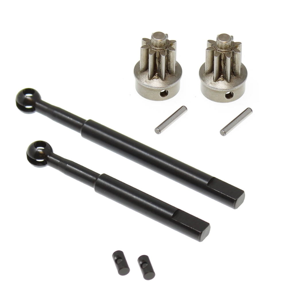 REDCAT - RER11821 Heavy Duty Front Portal CVA Input Gears with Pins and CVA Shafts with Couplers(1set) (RER11821)