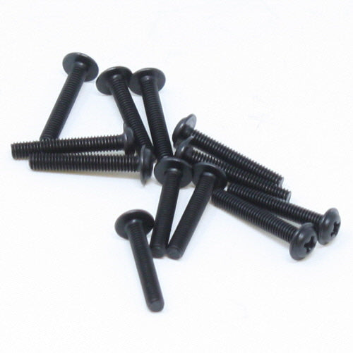 REDCAT - 2.6x16mm Washer Head Phillips Machine Thread Screws (12pcs) (BS218-029)