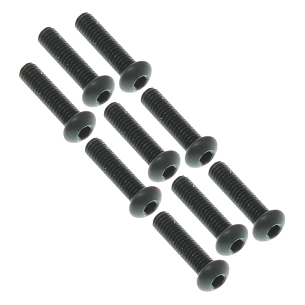 REDCAT - RER14683 2.6x10mm Button Head Hex Machine Thread Screws (10pcs) (RER14683)