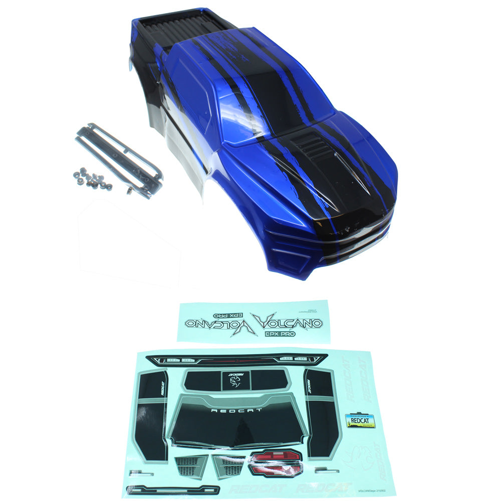 REDCAT - RER14488 1/10 Truck Body with Roof Skids and Spoiler (Blue) (1pc) (RER14488)