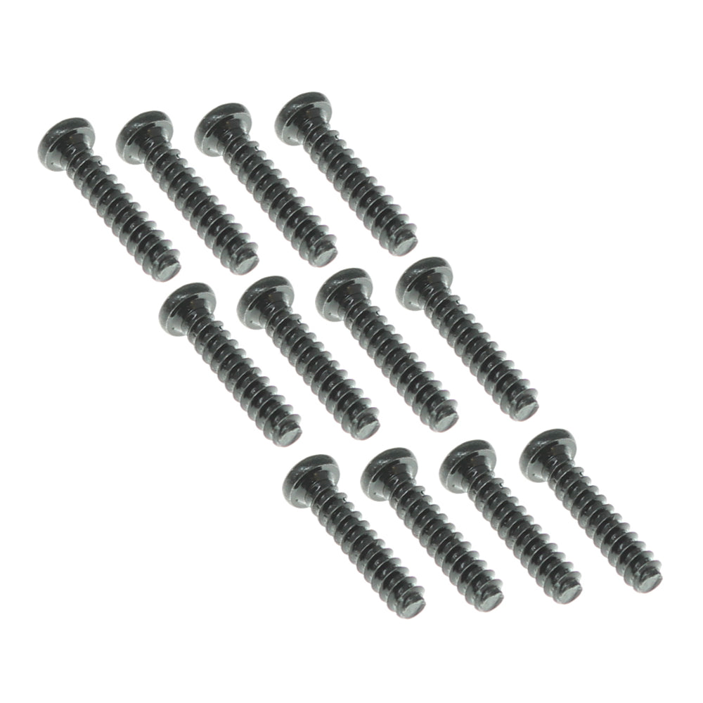 REDCAT - RER13667 2.6x12mm Button Head Phillips Self Tapping Screws (12pcs) (RER13667)