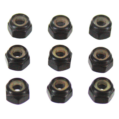 REDCAT - 50079 4mm Steel Nylon Insert Lock Nuts (8pcs) (50079)