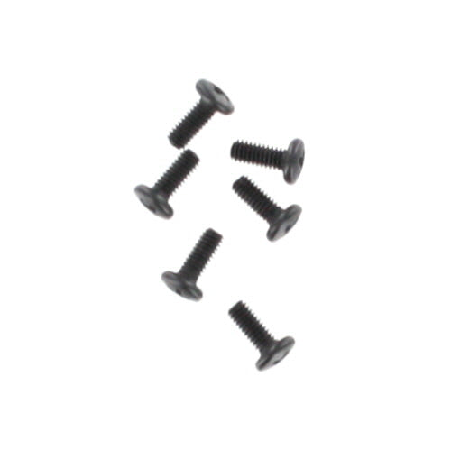 REDCAT - 2.5x6mm Button Head Phillips Machine Thread Screws (6pcs) (23635)