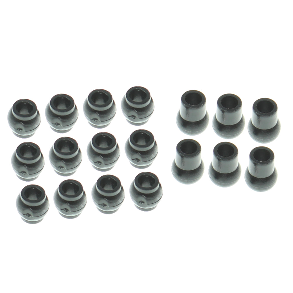 REDCAT - RER13647 Suspension Ball Set Complete(Steel)(1set) (RER13647)