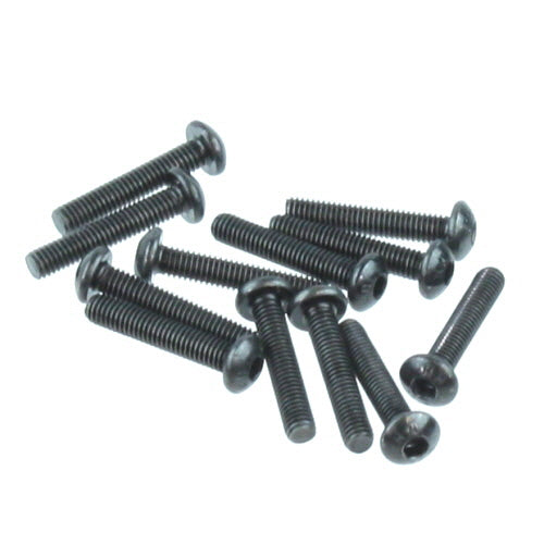 REDCAT - 3x16mm Button Head Hex Machine Thread Screws (12pcs) (BS501-064)