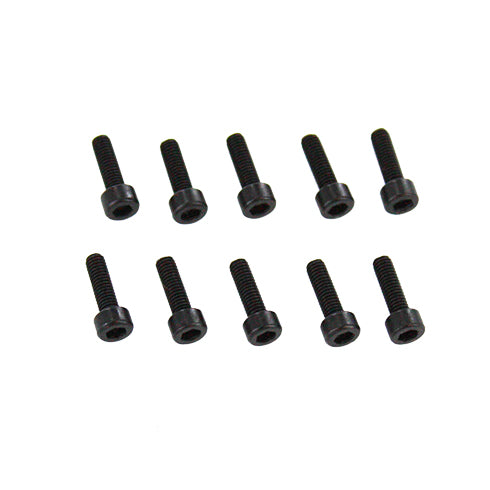 REDCAT - 02093 3x10mm Cap Head Hex Machine Thread Screws (10pcs) (02093)