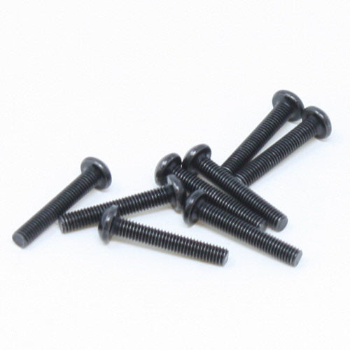 REDCAT - 82046 3x18mm Button Head Hex Machine Thread Screws (8pcs) (82046)