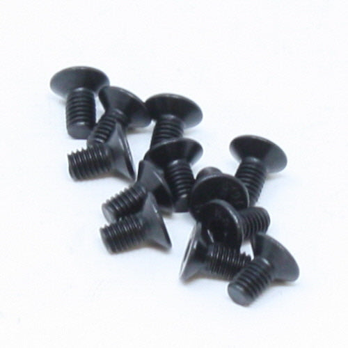 REDCAT - BS810-101 3x6mm Countersunk Hex Machine Thread Screws (12pcs) (BS810-101)