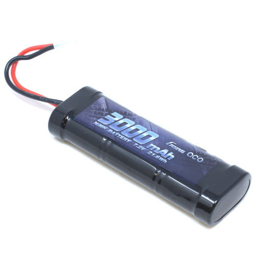REDCAT - GA-3000NiMH-Tamiya Gens Ace 6 cell 7.2V 3000mAh NiMH Battery(Tamiya Connector)(1pc) (GA-3000NiMH-Tamiya)
