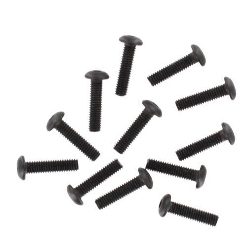 REDCAT - BS501-057 4x16mm Button Head Hex Machine Thread Screws (12pcs) (BS501-057)