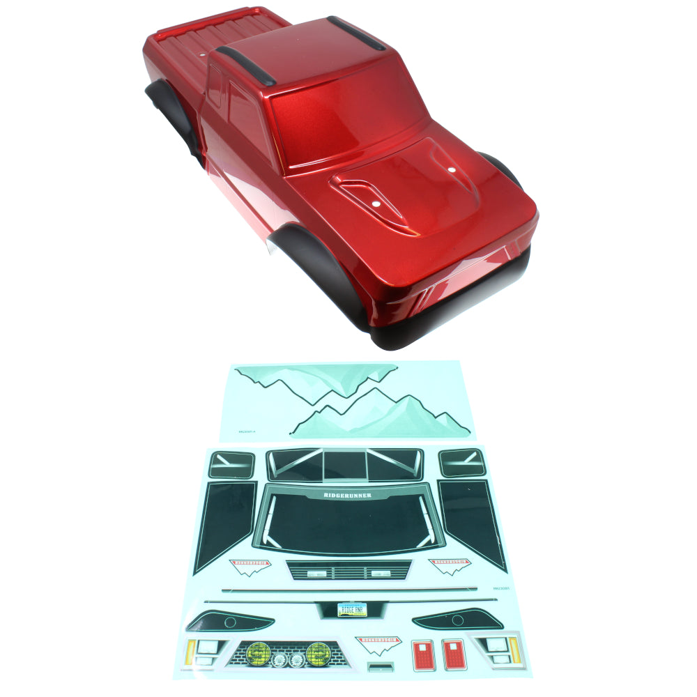 REDCAT - RER25600 1/10th Scale Ridge Runner Body (Red)(1pc) (RER25600)
