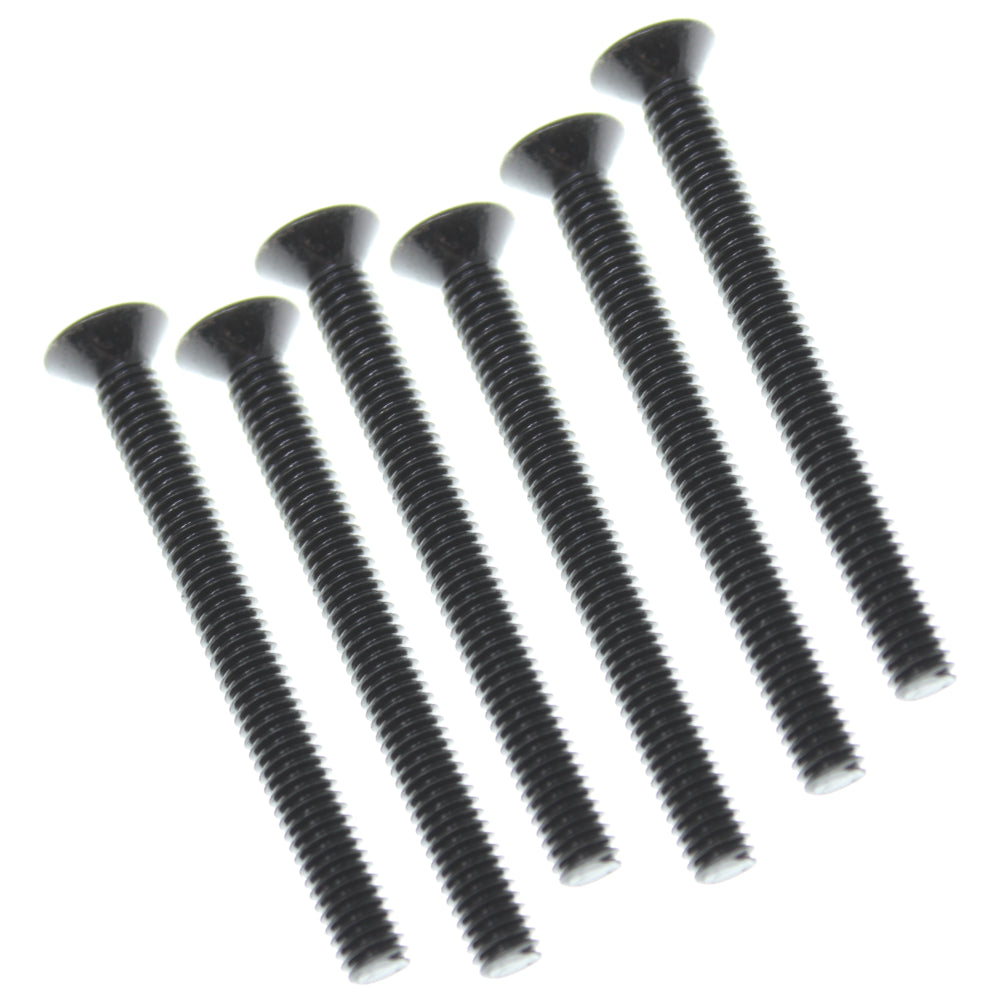 REDCAT - RER19111 4x40mm Countersunk Hex Machine Thread Screws (6pcs) (RER19111)