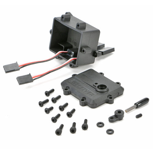 REDCAT - Receiver Box w/ Hardware and Servo Extensions(Waterproof)(1pc) (510159)