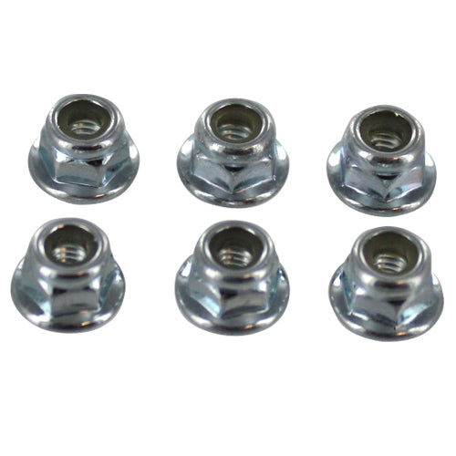 REDCAT - H003 4mm Flanged Nylon Insert Lock Nut (6pcs) (H003)