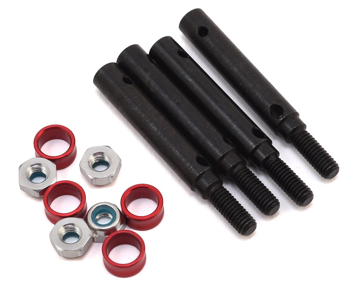 MIP Wide Track Drive Axles for Traxxas TRX-4 (4mm Offset) (4) (MIP18260)