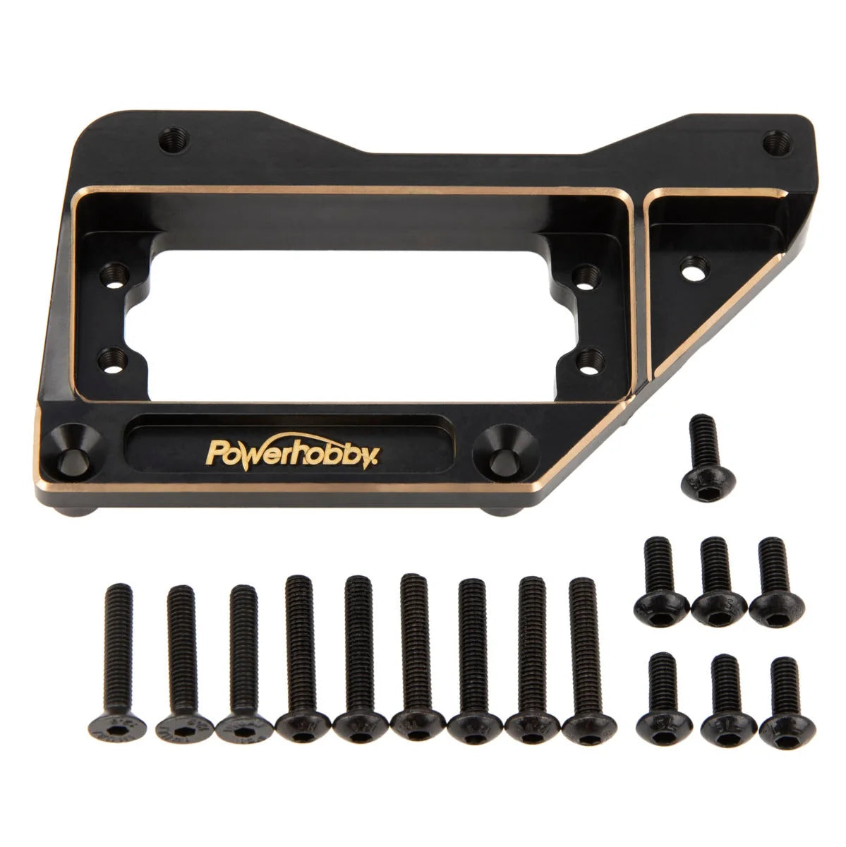 POWERHOBBY - Brass Servo & Winch Mount Chassis Brace Axial 1/10 SCX10 PRO (PHB5681)