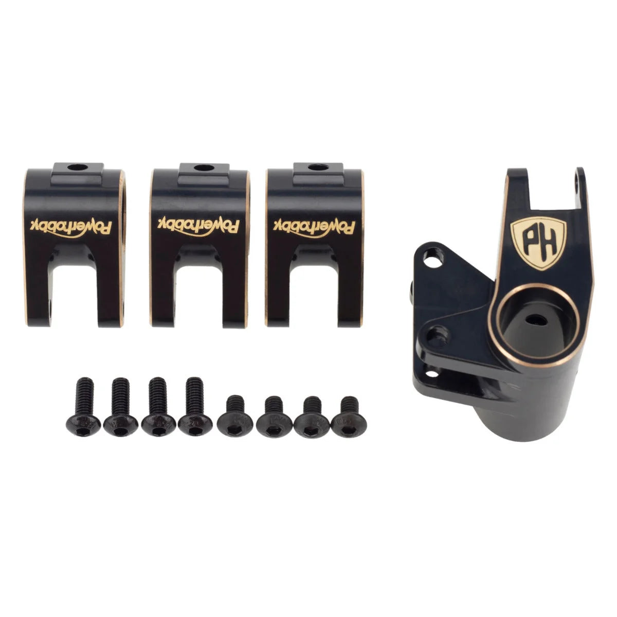 POWERHOBBY - Brass Axle Tube Link Mount Set Axial SCX10 PRO (PHB5747)