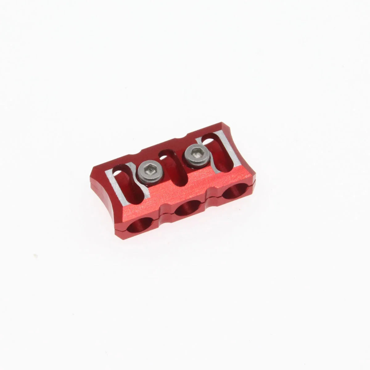 POWERHOBBY - UltraLite 3 Wire Organizer 3 x 4.1mm 10AWG Wire Red (PHB6080Red)