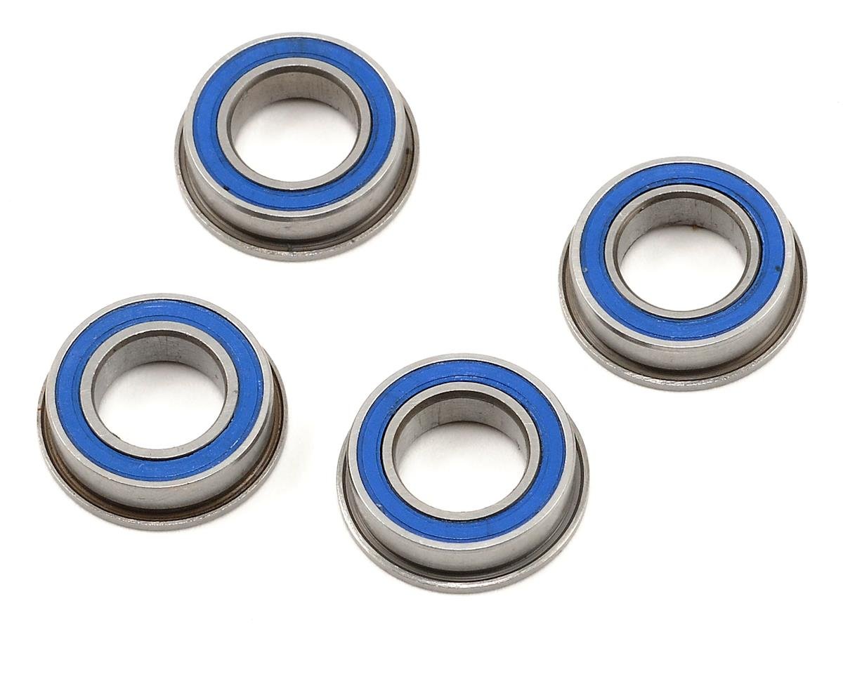 ProTek RC 8x14x4mm Rubber Sealed Flanged "Speed" Bearing (4) (PTK-10011)