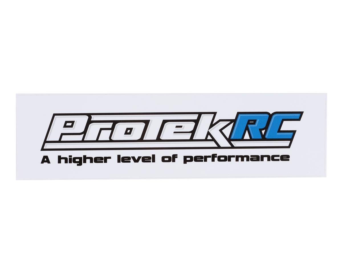 ProTek RC Bumper Sticker (White) (PTK-1013W)