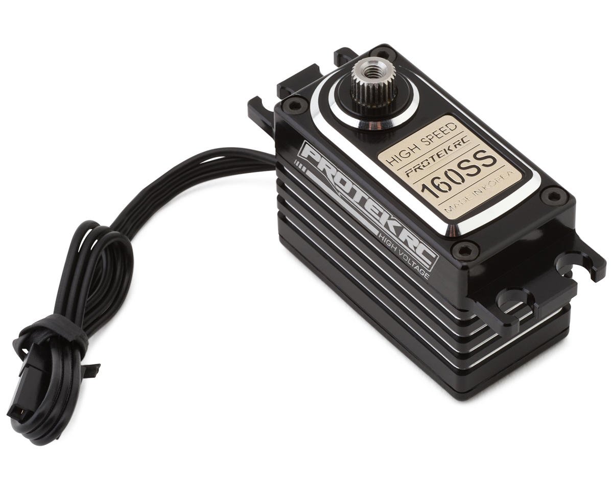 ProTek RC 160SS Low Profile Super Speed Metal Gear Servo High Voltage/Metal Case (PTK-160SS)