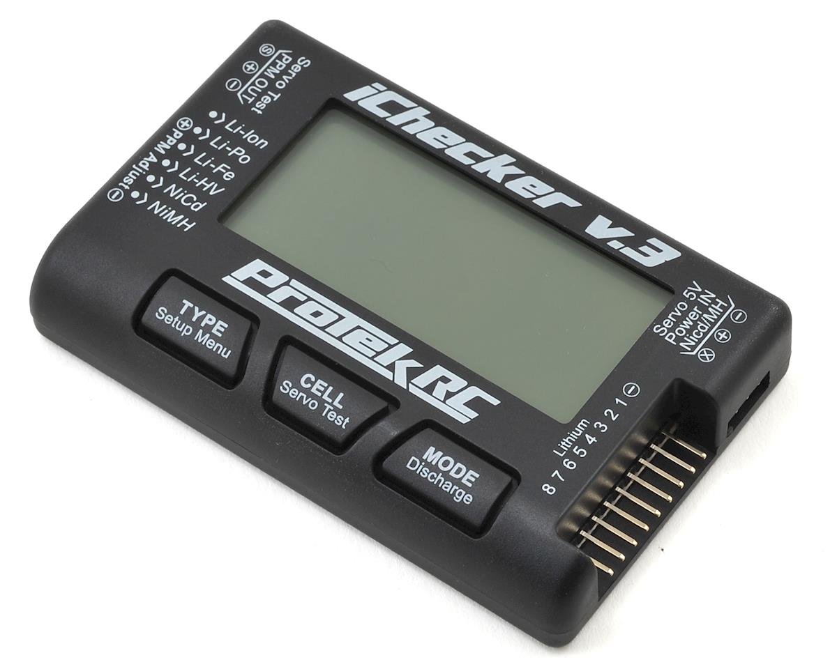 ProTek RC "iChecker 3.0" LCD LiPo Battery Cell Checker (2-8S) (PTK-211)