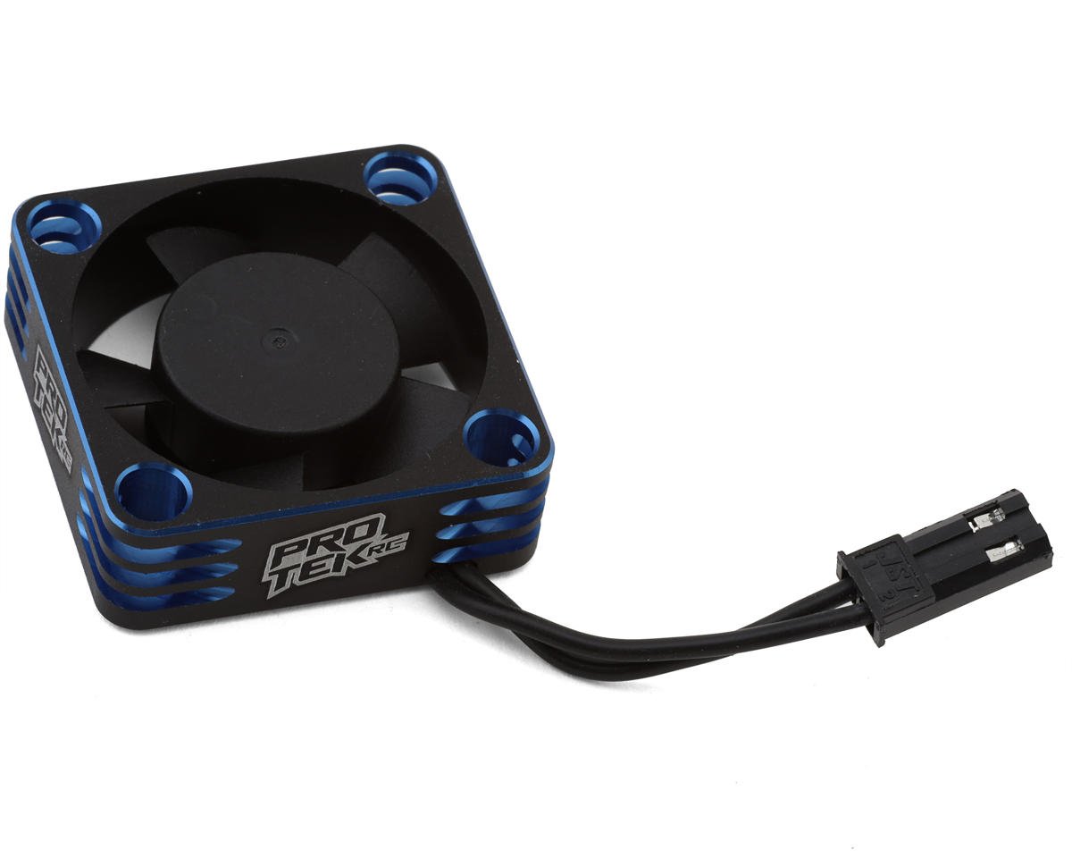 ProTek RC 30x30x10mm Aluminum High Speed HV Cooling Fan (Blue/Black) (PTK-2112)