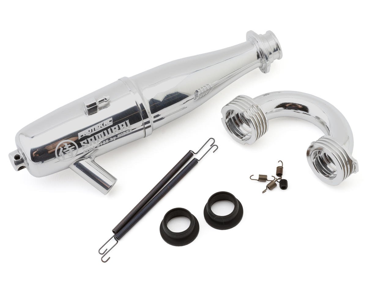 ProTek RC 2135 Tuned Exhaust Pipe w/80mm Manifold (Welded Nipple) (PTK-2135)