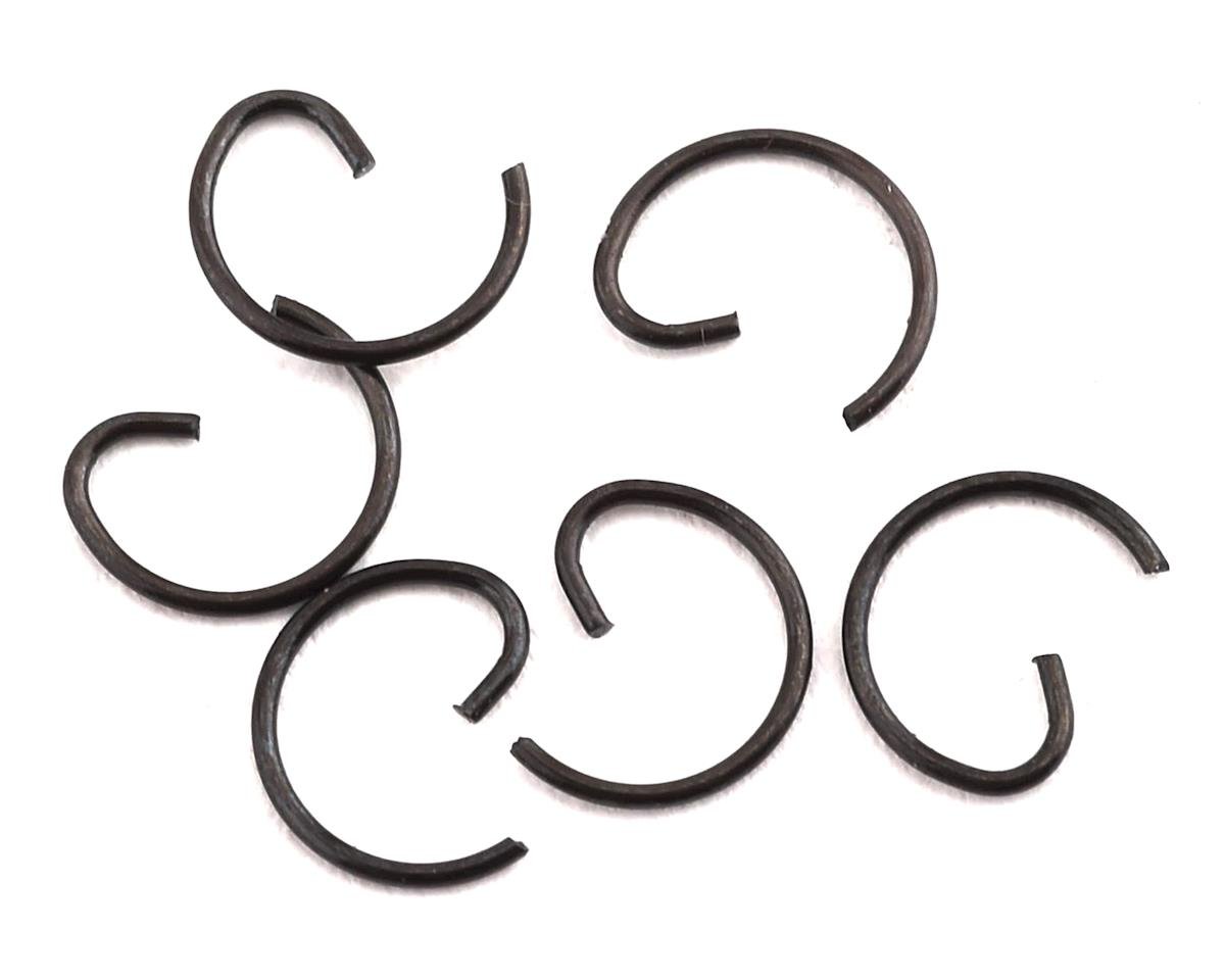 ProTek RC Samurai RM.1, RM, S03 & R03 Piston Wrist Pin Retainer Clip (6) (PTK-2606)
