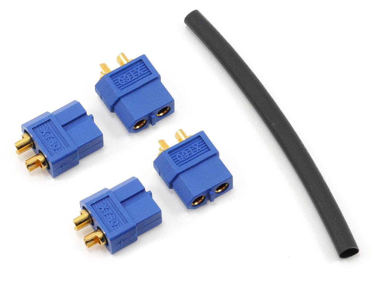 ProTek RC 3.5mm "TruCurrent" XT60 Polarized Battery Connectors (4 Female) (PTK-5028)