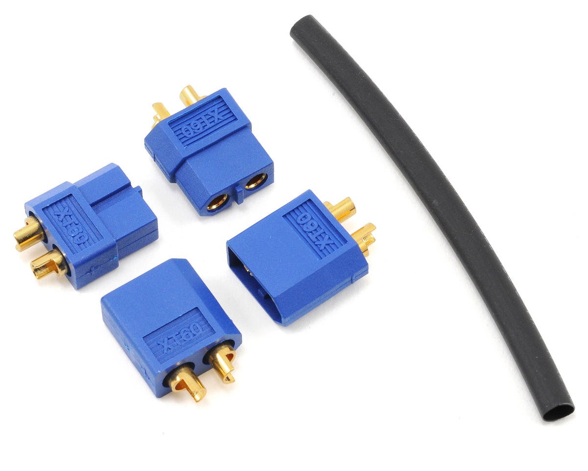 ProTek RC 3.5mm "TruCurrent" XT60 Polarized Connectors (2 Male/2 Female) (PTK-5030)