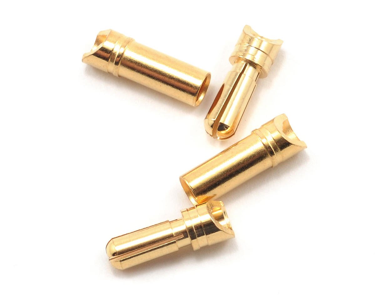 ProTek RC 3.5mm "Super Bullet" Gold Connectors (2 Male/2 Female) (PTK-5031)