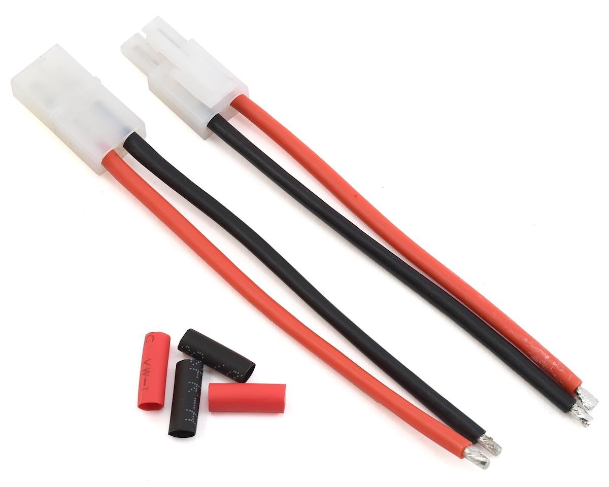 ProTek RC 4" Pigtail Connector Set w/Shrink Tube (1 Female & 1 Male Tamiya) (PTK-5054)