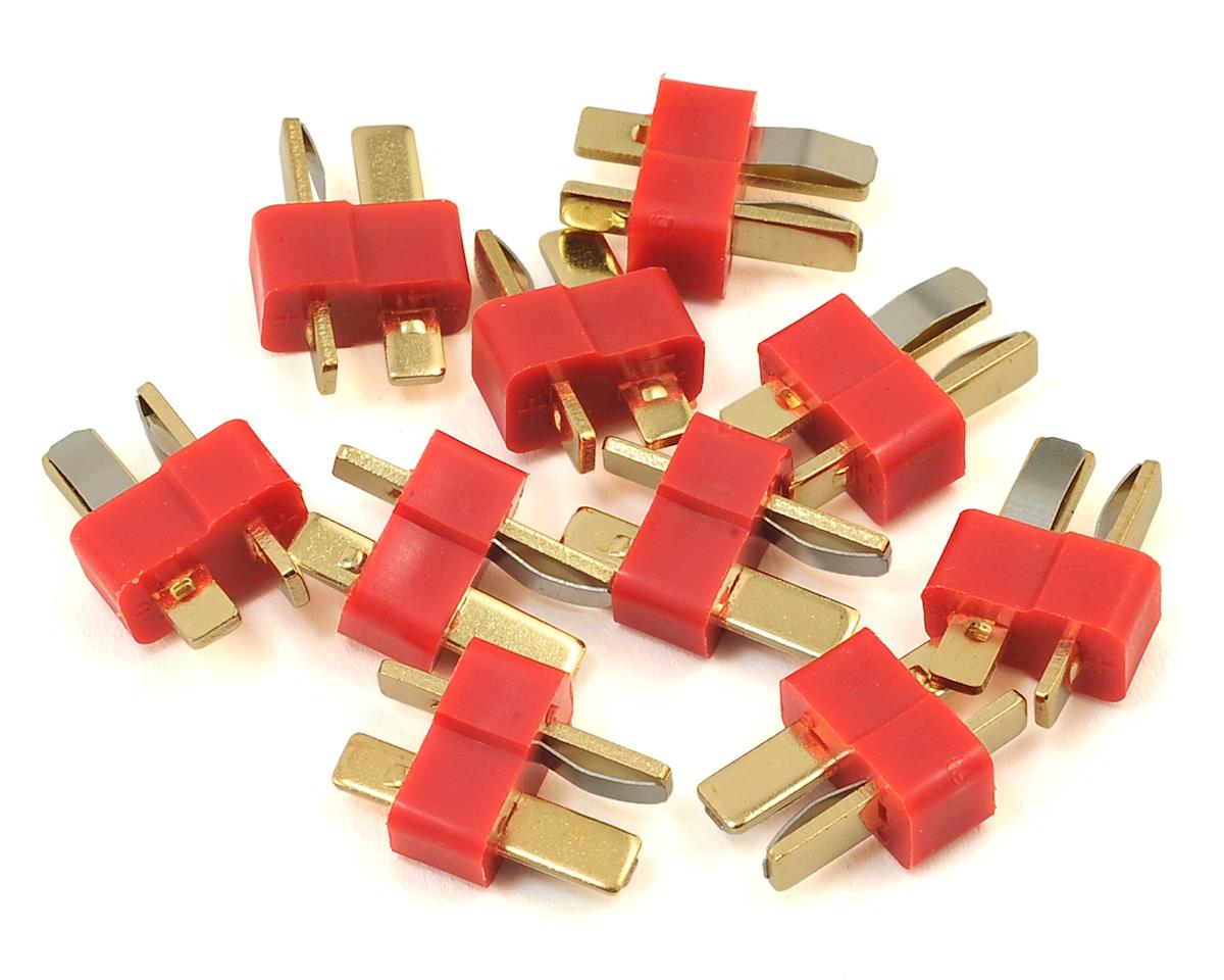 ProTek RC T-Style Bulk Package Connectors (10 Male) (PTK-5056)
