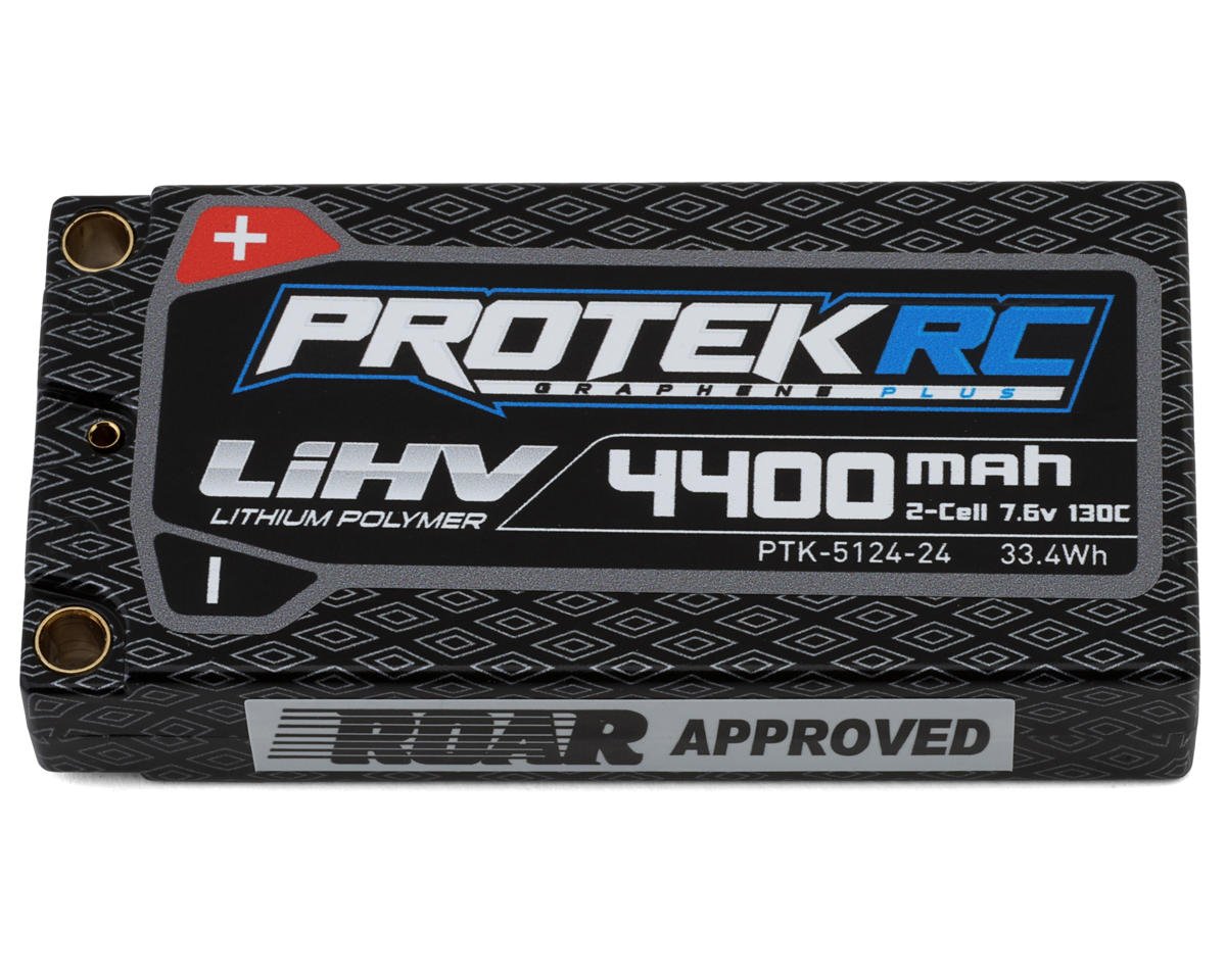 ProTek RC 2S 130C Low IR Si-Graphene + HV ULCG Shorty LiPo Battery (PTK-5124-24)