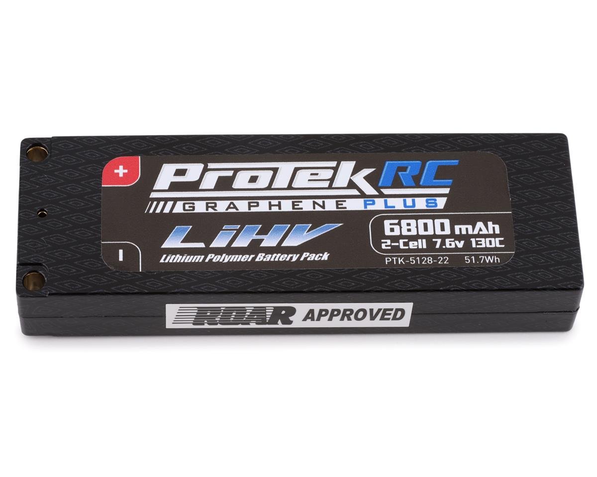 ProTek RC 2S 130C Low IR Si-Graphene + HV LCG LiPo Battery (7.6V/6800mAh) (PTK-5128-22)