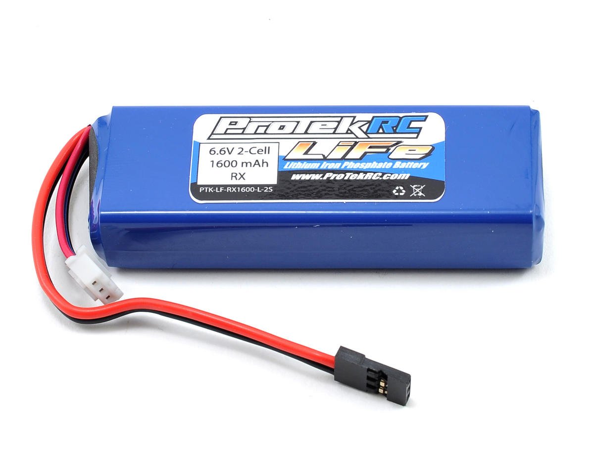 ProTek RC LiFe Receiver Battery Pack (Mugen/AE/8ight-X) (6.6V/1600mAh) (PTK-5163)