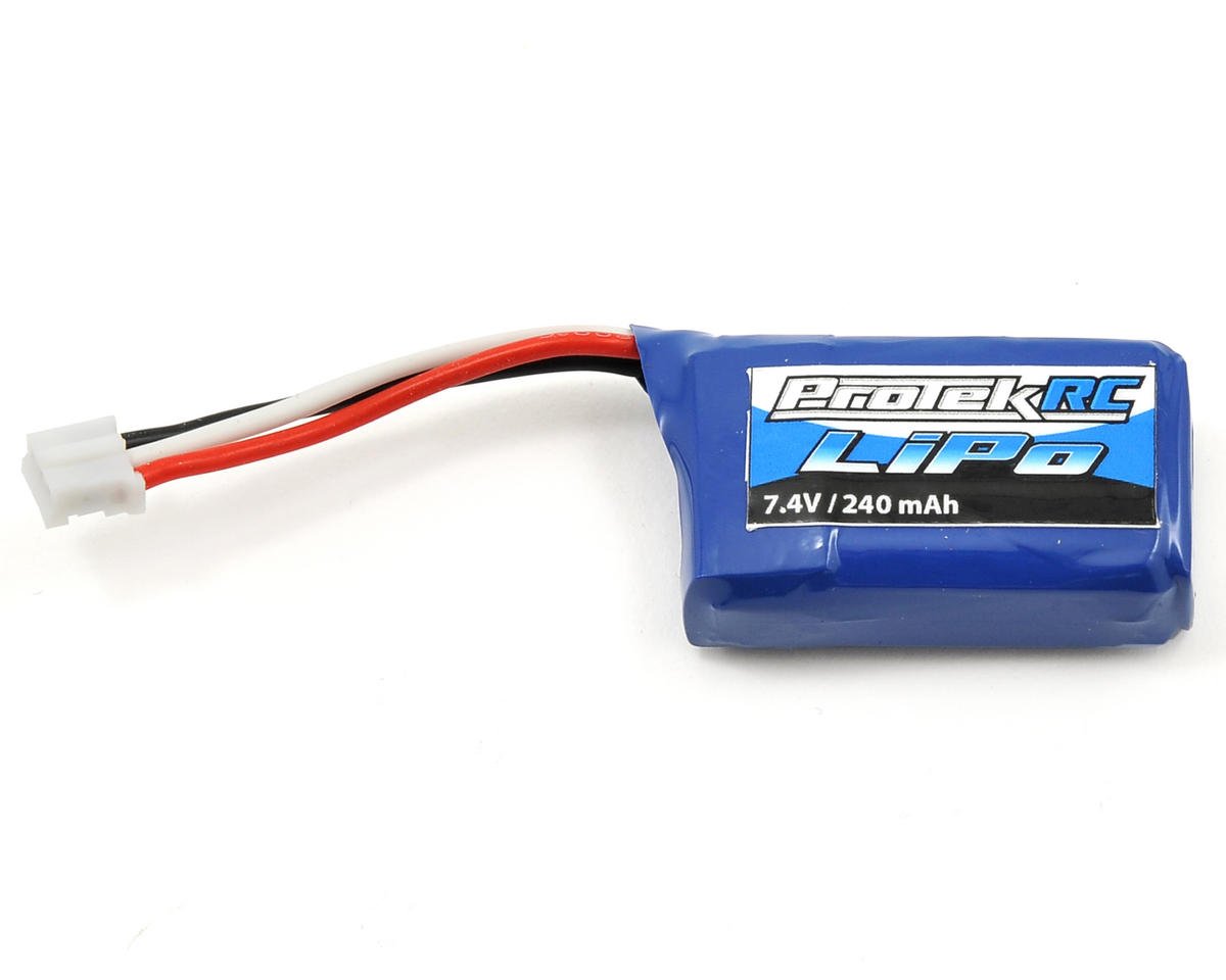 ProTek RC 2S High Power Micro Heli/Airplane 25C LiPo Battery (7.4V/240mAh) (PTK-5168)