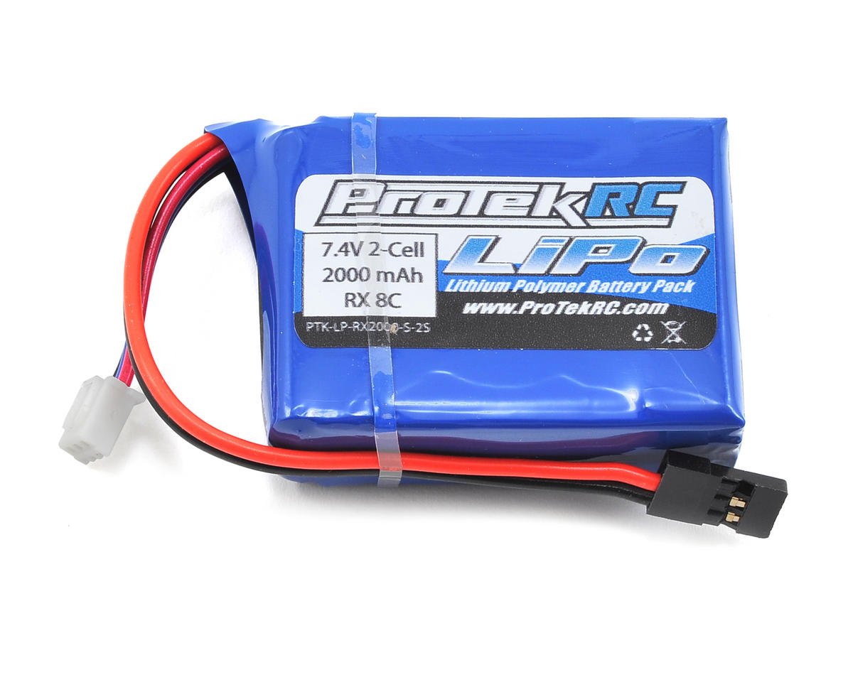 ProTek RC LiPo HB & Losi 8IGHT Receiver Battery Pack (7.4V/2000mAh) (PTK-5171)