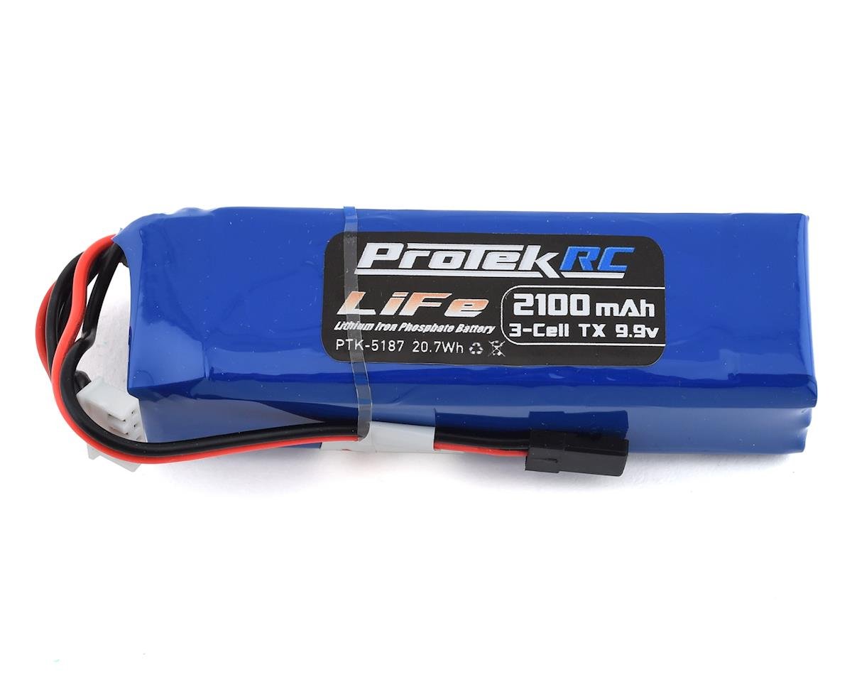 ProTek RC LiFe Futaba, JR, Spektrum, KO, Transmitter Battery (9.9V/2100mAh) (PTK-5187)