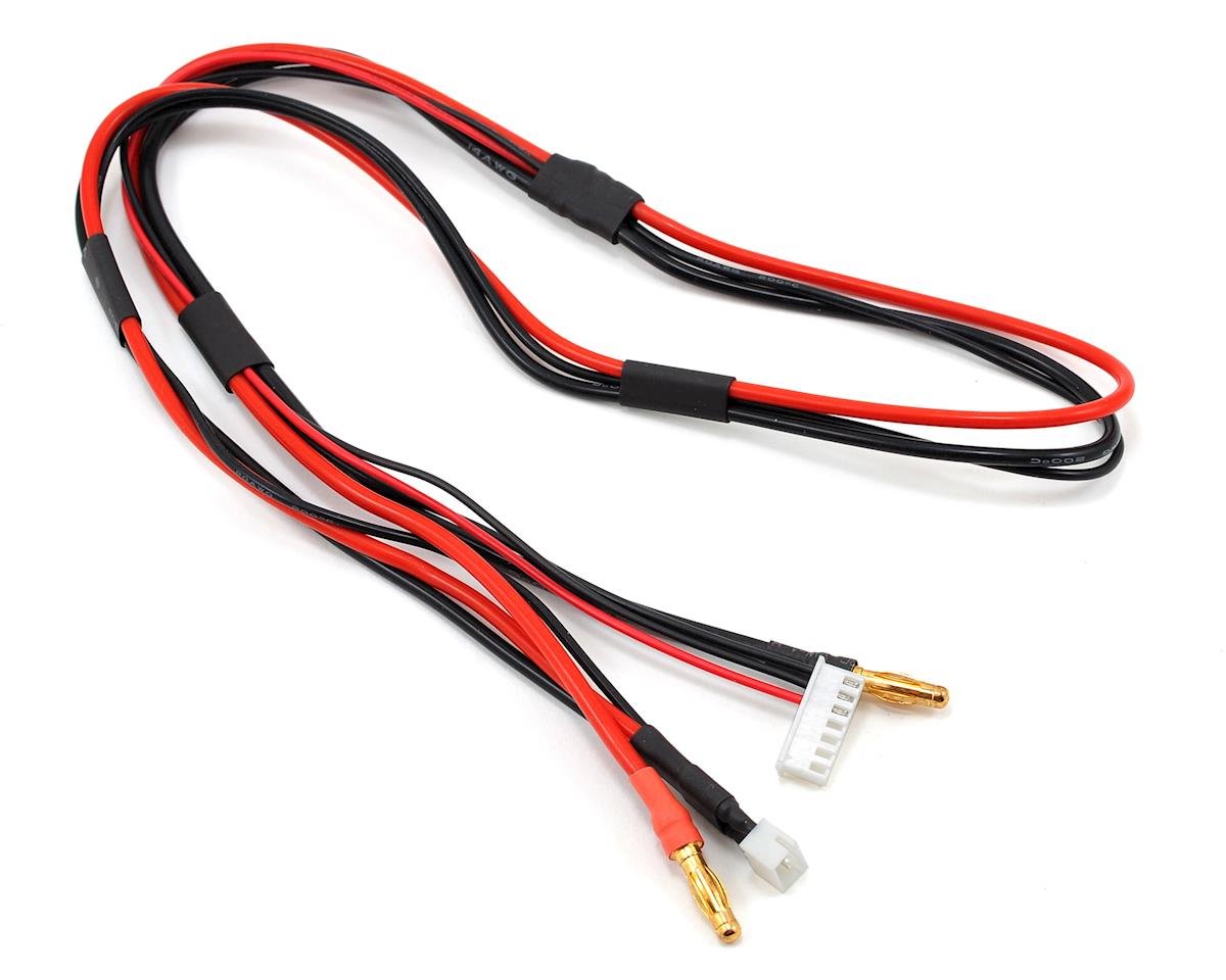 ProTek RC Receiver Balance Charge Lead (2S to 4mm Banana w/6S Adapter) (PTK-5320)
