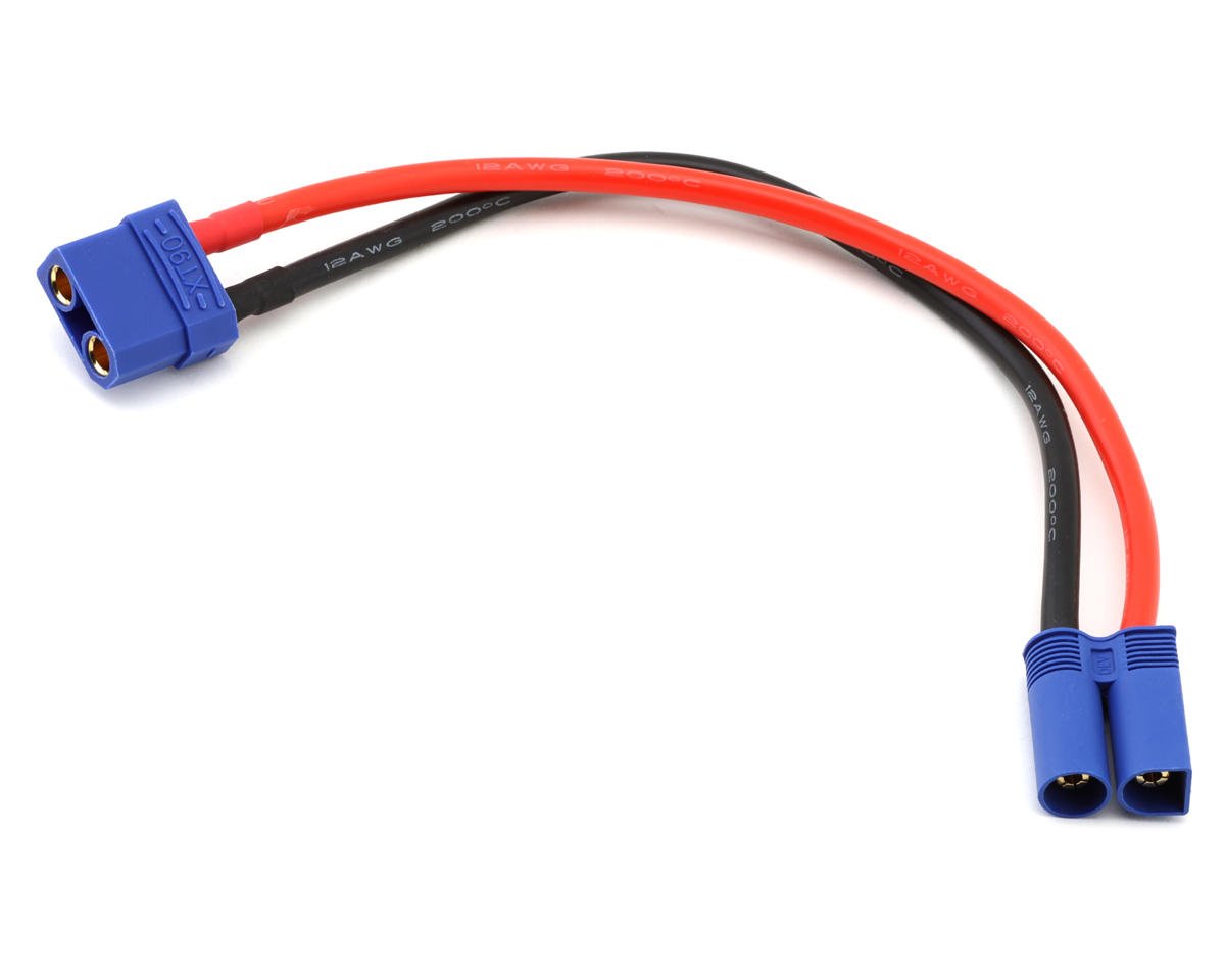 ProTek RC Heavy Duty EC5 Charge Lead (Male EC5 to Female XT90) (12awg) (PTK-5361)