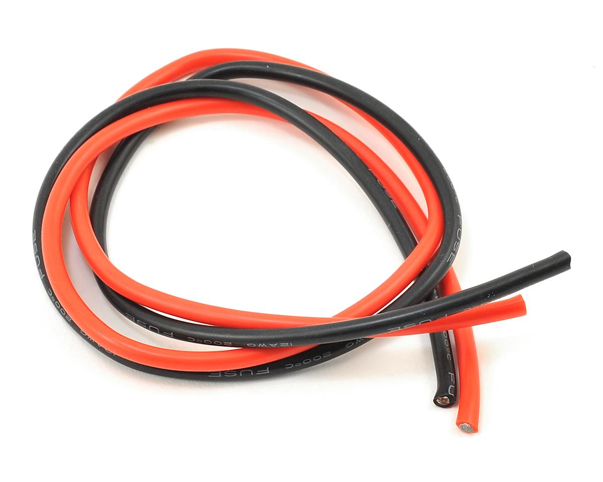 ProTek RC Silicone Hookup Wire (Red & Black) (2' Each) (12AWG) (PTK-5614)